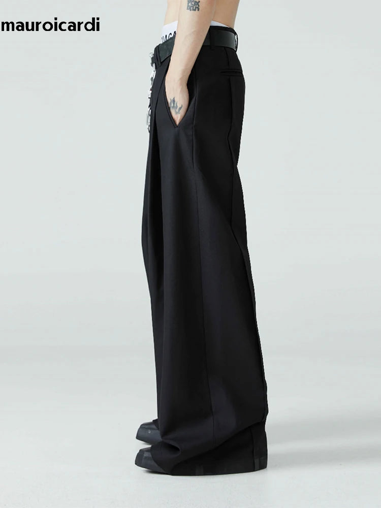 Luxury Pleated Designer Jeans