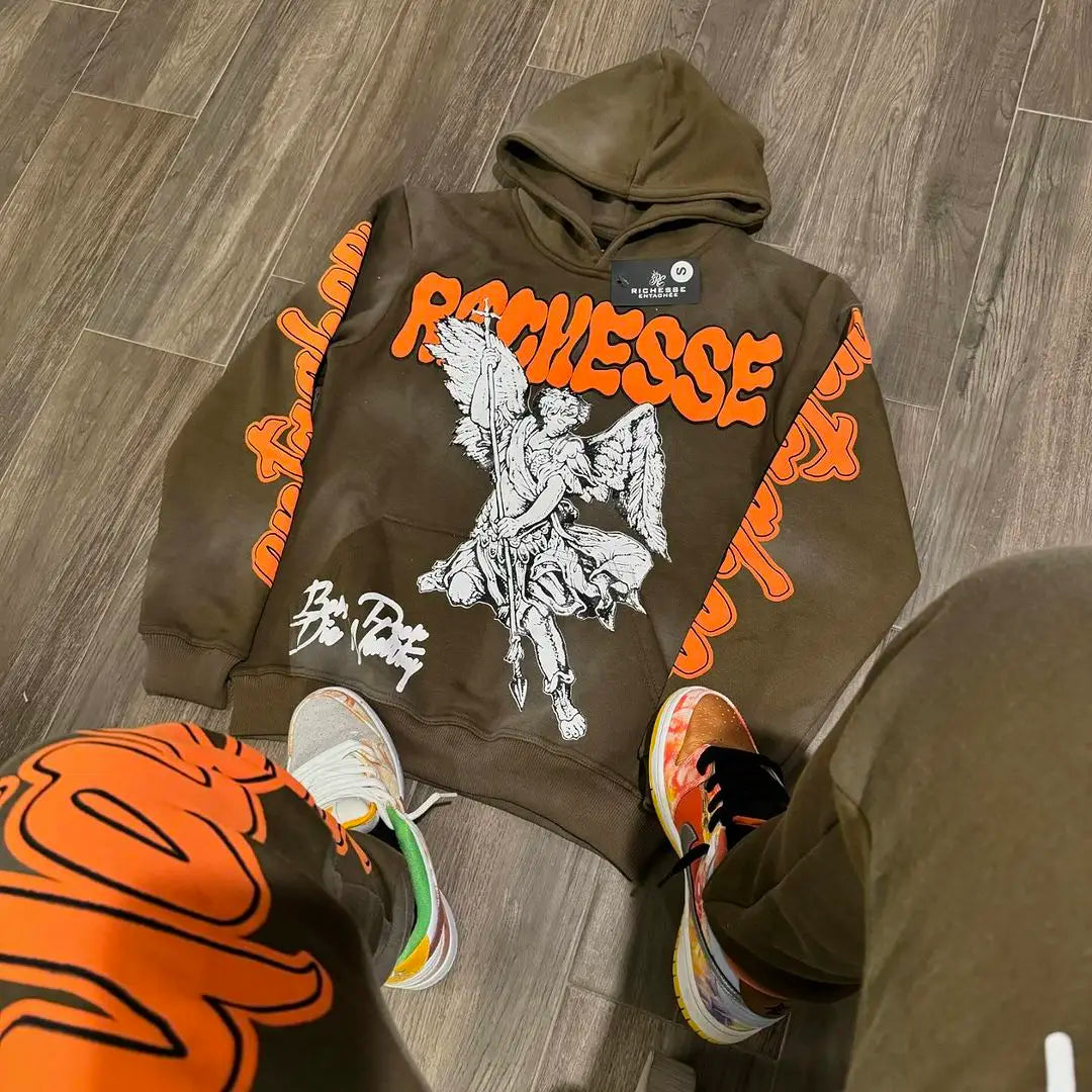 Retro Rock Punk American Hoodie