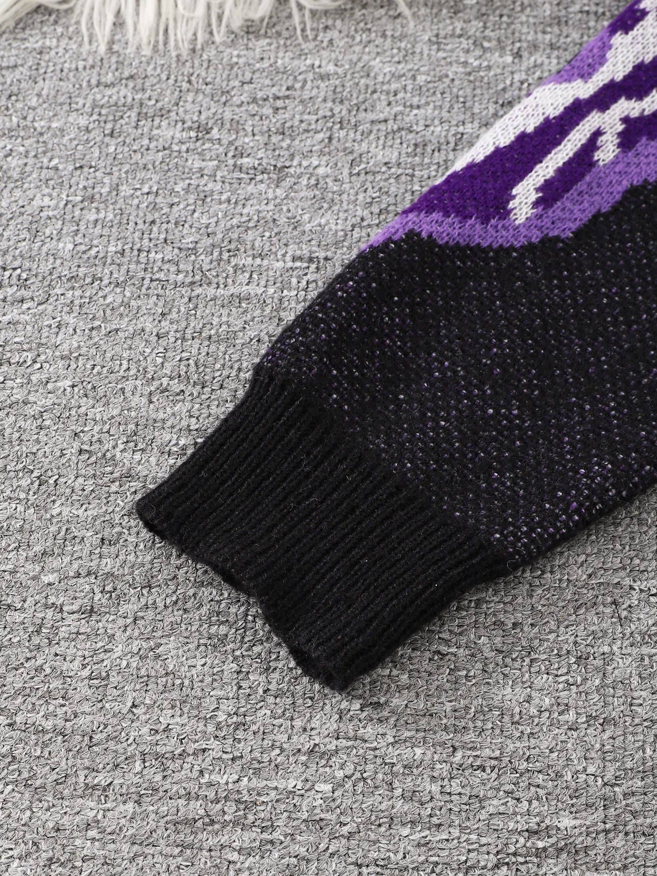 Skeleton Split Sweater