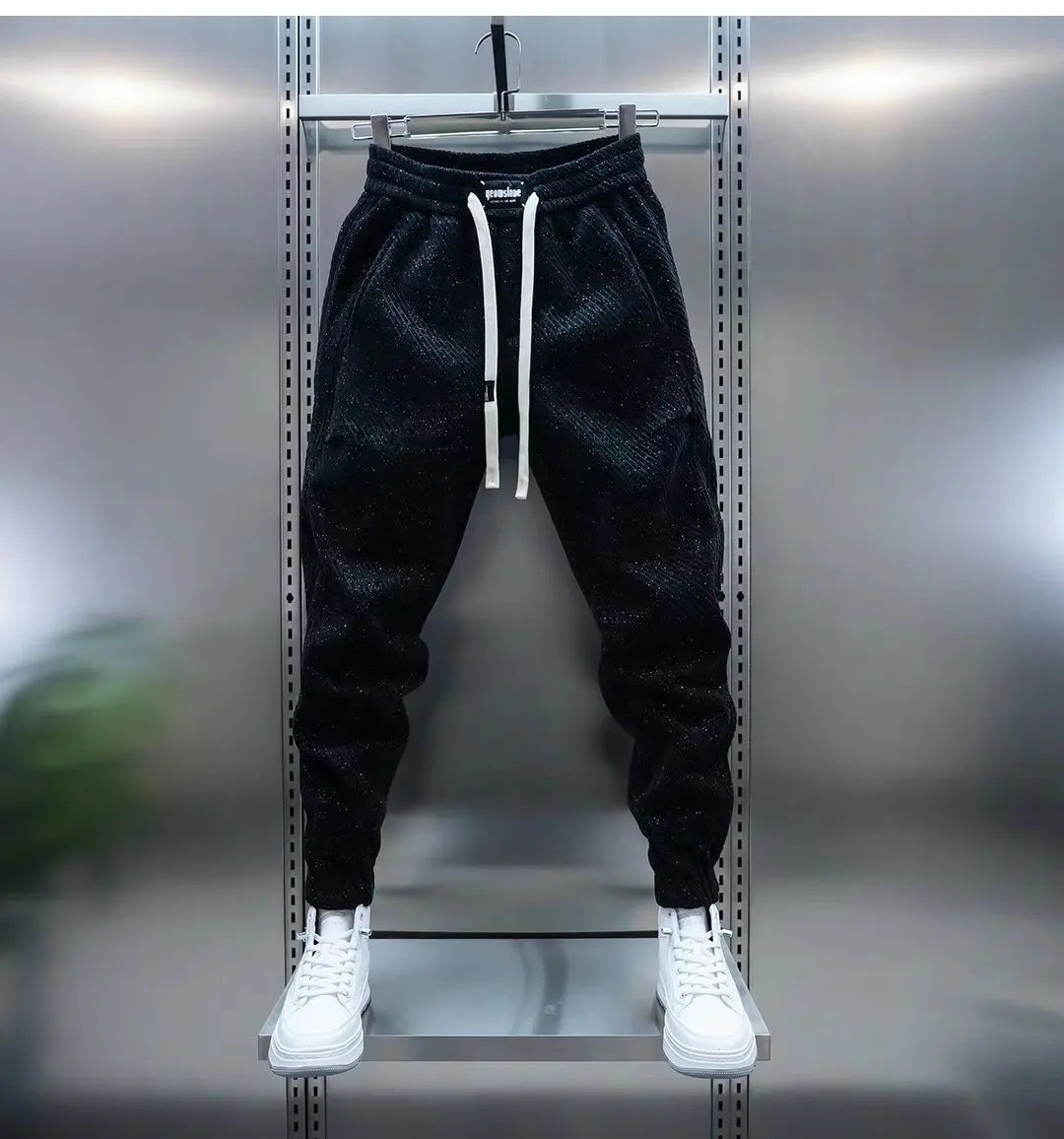 Loose Zebra Striped Sweatpants