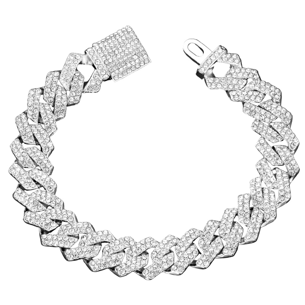 Iced Out Cuban Chain Bracelets