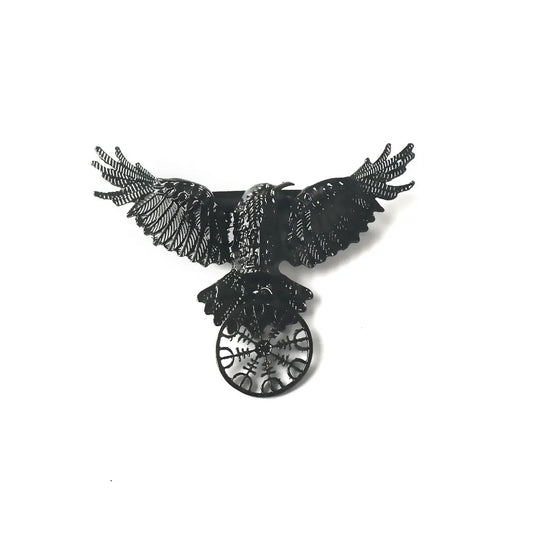 Runed Crow Hair Clip