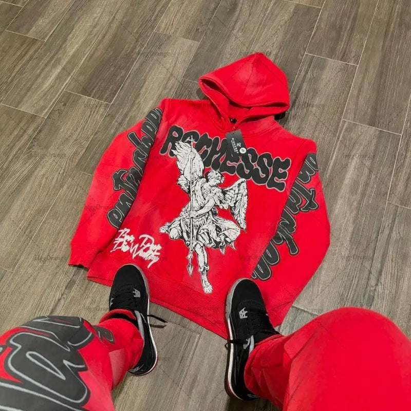 Retro Rock Punk American Hoodie