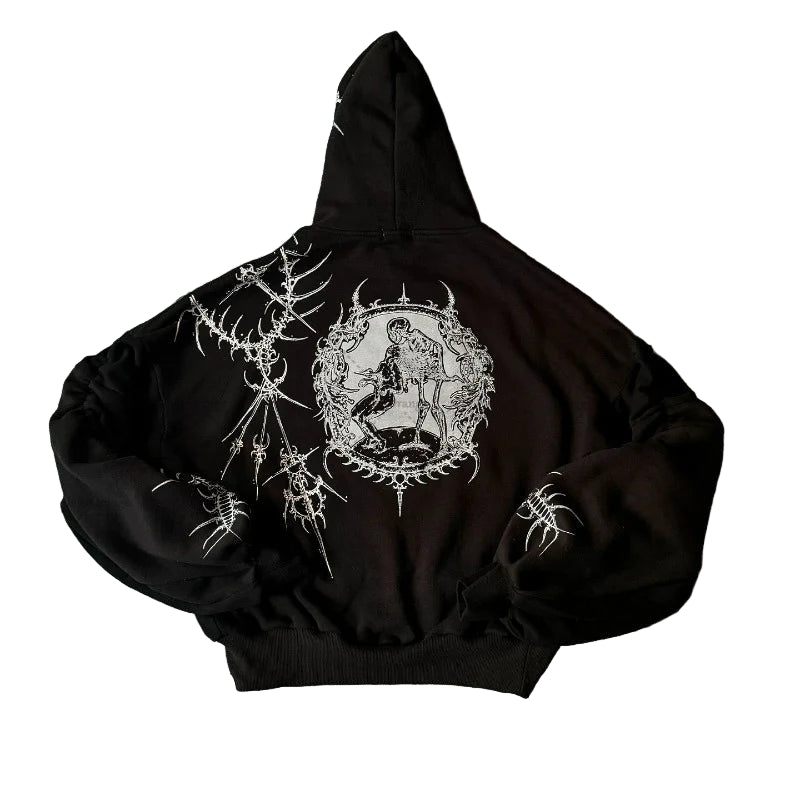 Y2K Harajuku Gothic Hoodie