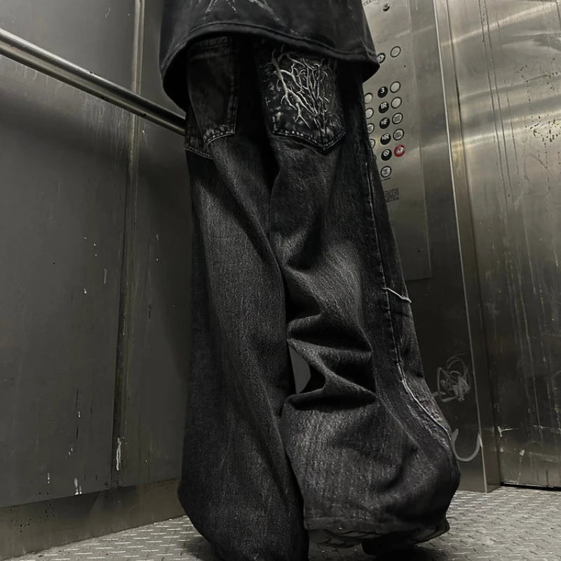 Phantom TE Spider Patch Jeans