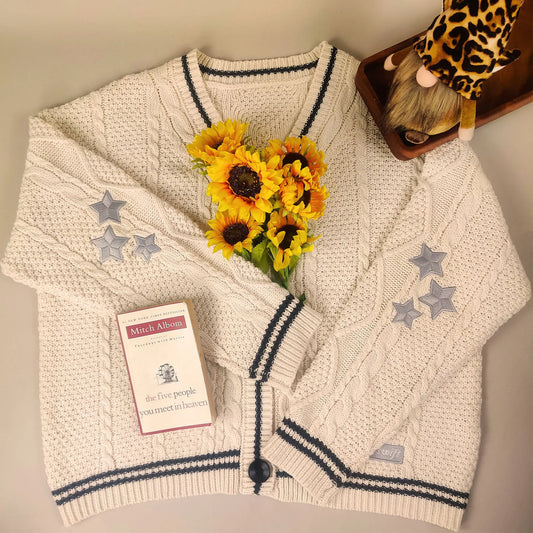 Starry Beige Sweater