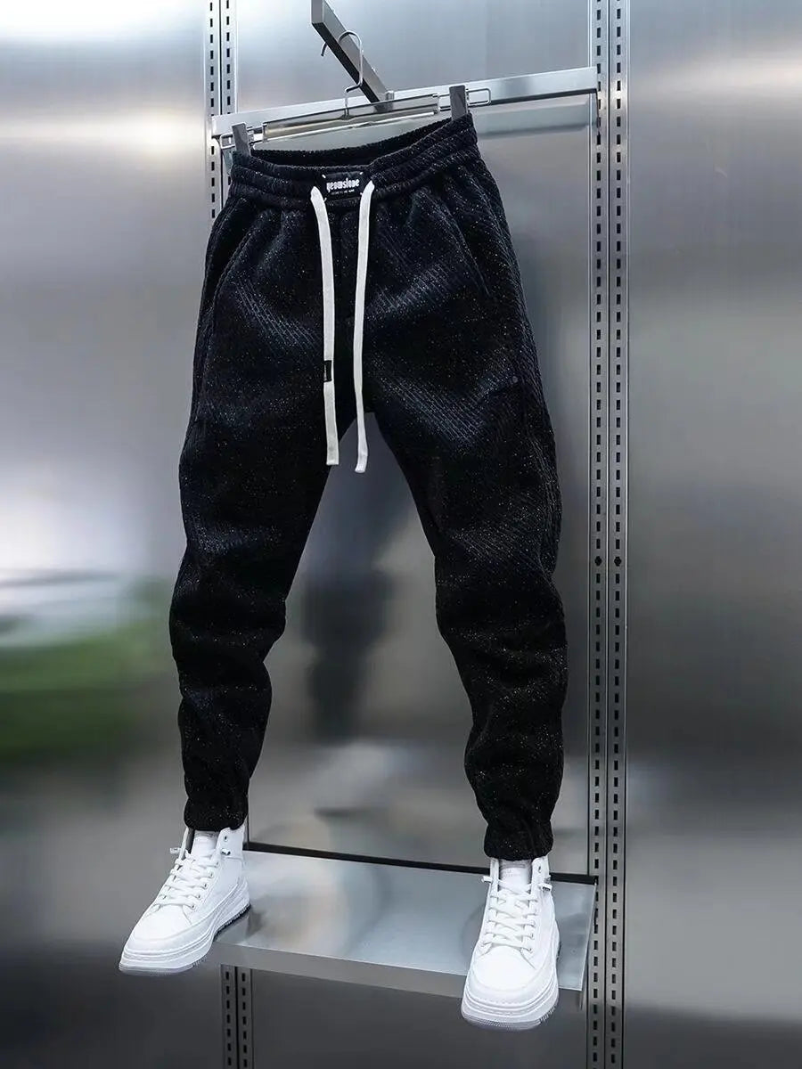 Loose Zebra Striped Sweatpants