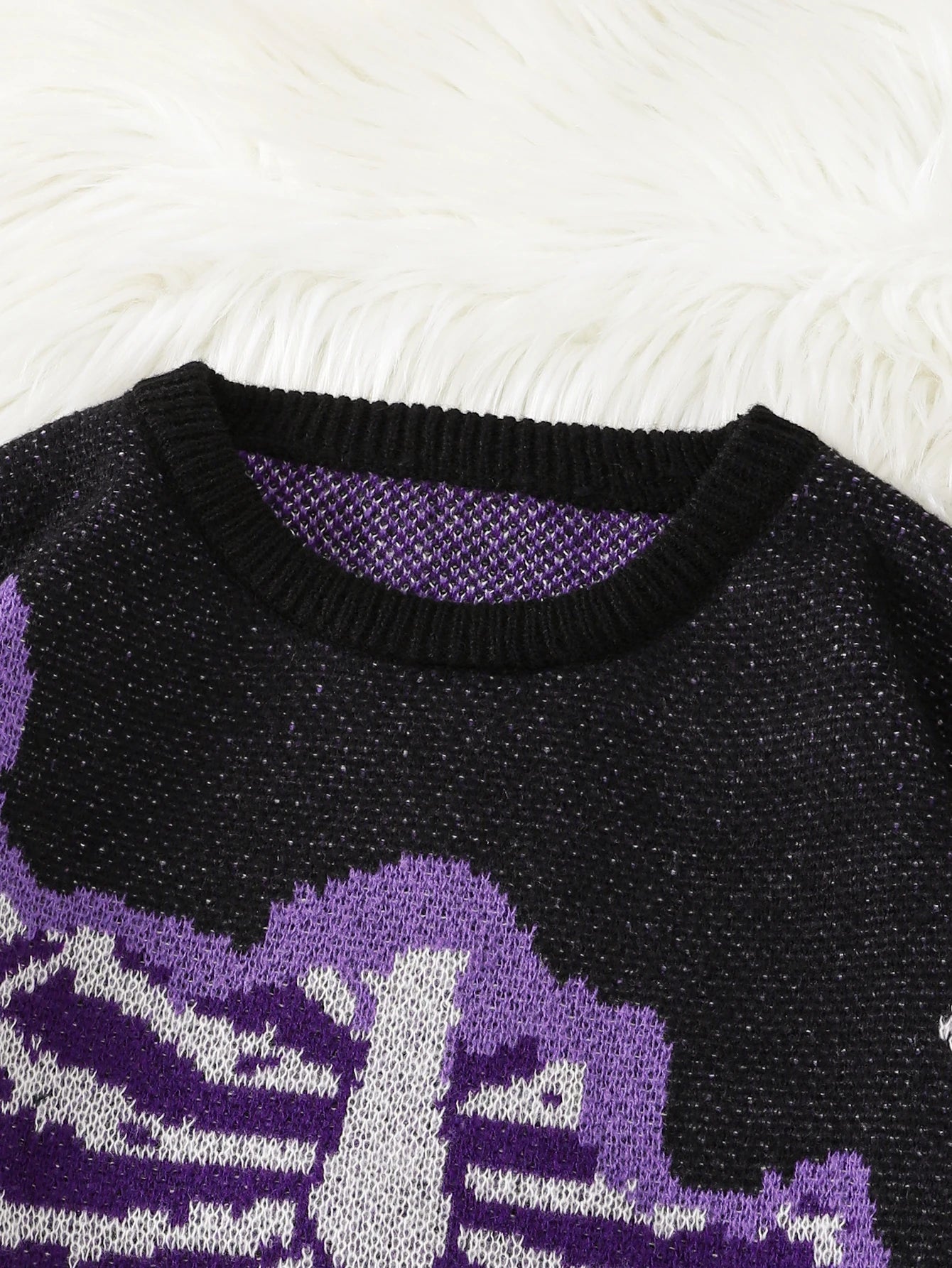 Skeleton Split Sweater